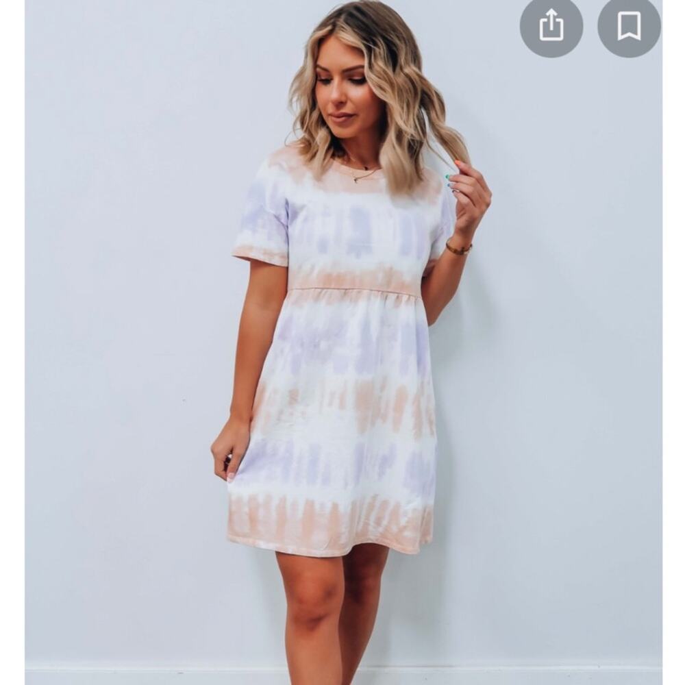 Hope’s Tie Dye Spring Dress Medium